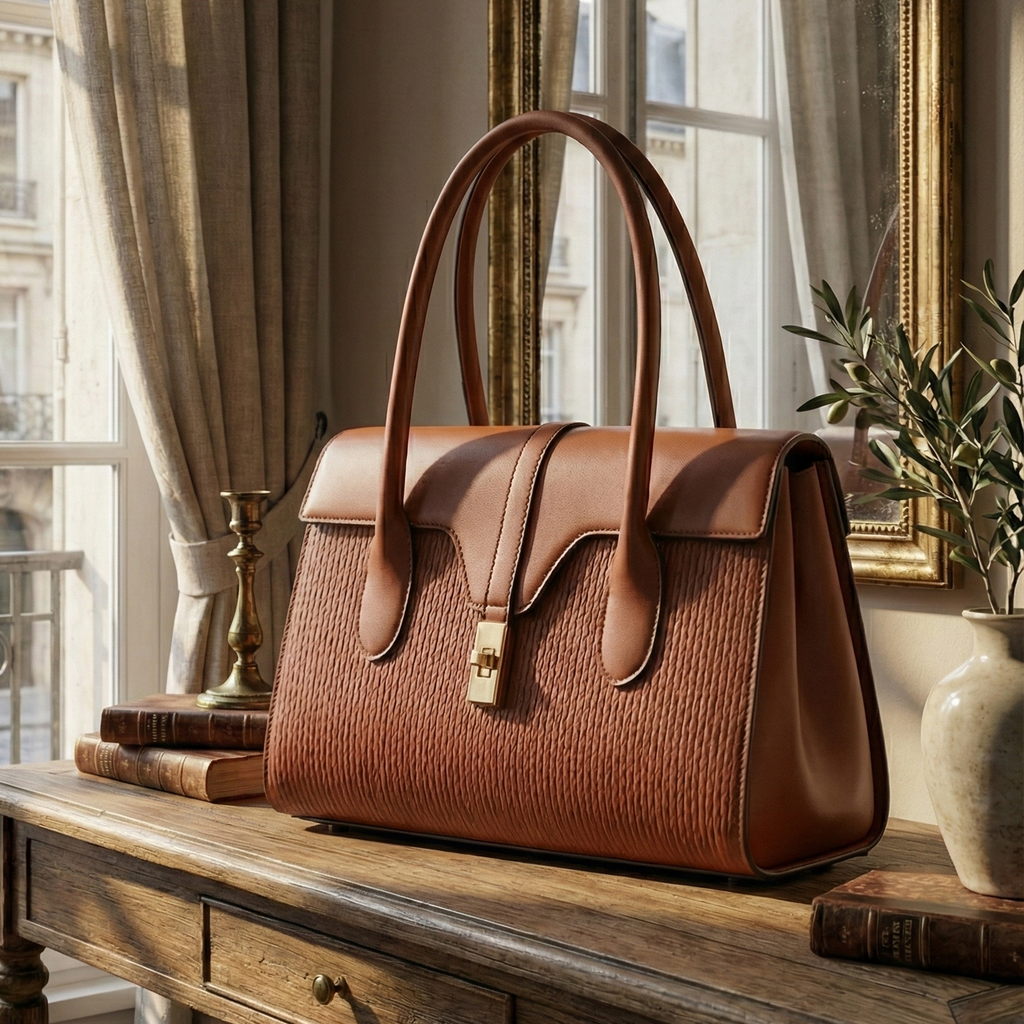 Textured Cognac-The Debut Collection